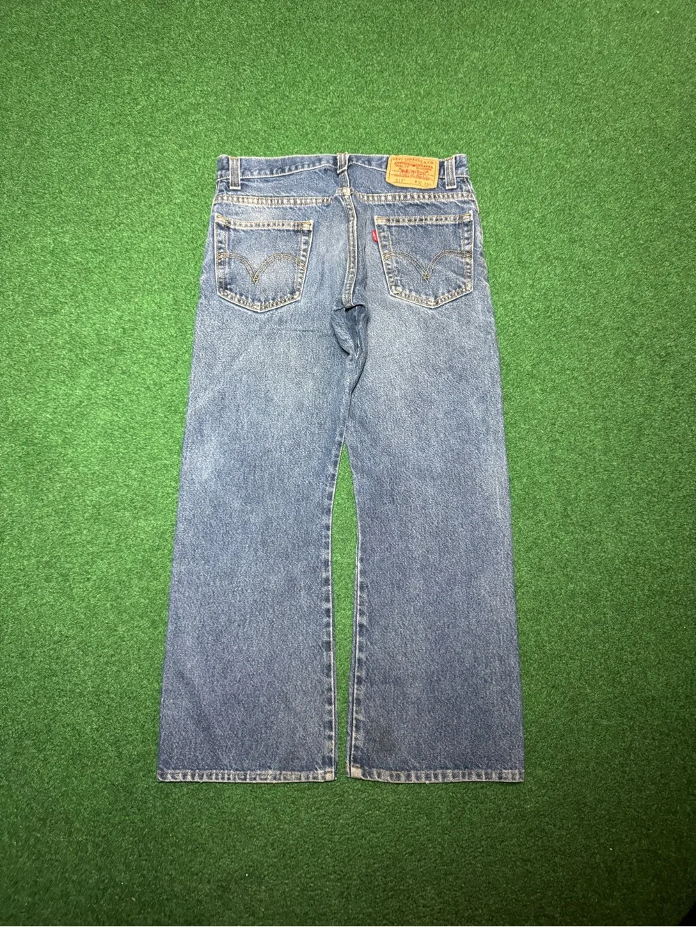 Levis 527 Bootcut Flare 31x26 Vintage Y2K Medium Wash Blue Jeans